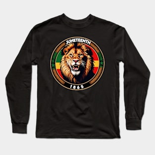 Juneteenth African American Celebrating Freedom Day 1865 Long Sleeve T-Shirt